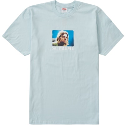 Kaos Biru Muda Supreme Kurt Cobain Buy Kaos Biru Muda Supreme Kurt Cobain