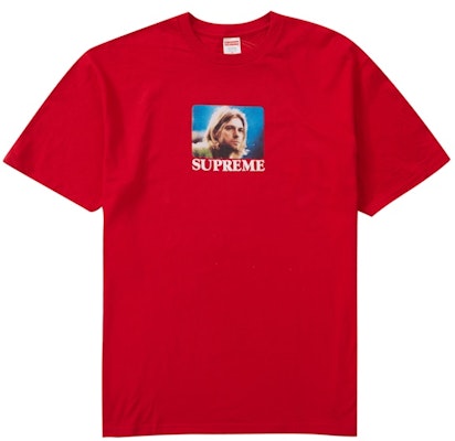Supreme 库尔特·柯本红色T恤 Buy Supreme 库尔特·柯本红色T恤