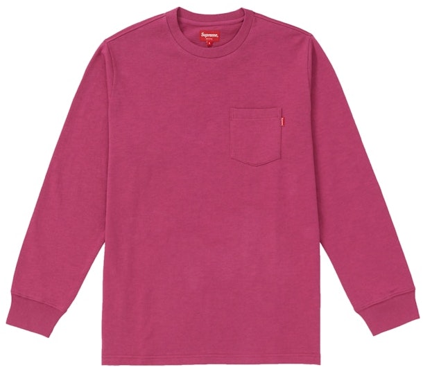 supreme-l-s-pocket-tee-fw-18-dark-magenta