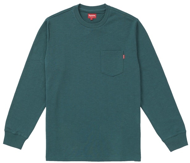 supreme-l-s-pocket-tee-fw-18-dark-teal