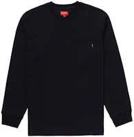 Supreme L/S Pocket Tee Black Supreme L/S Pocket Tee Black