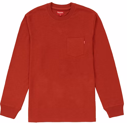 Supreme L/S Pocket Tee Brick Buy Supreme L/S Pocket Tee Brick