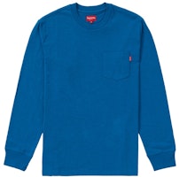 Supreme L/S Pocket Tee Dark Cyan