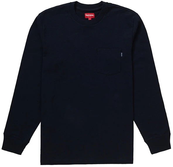 supreme-l-s-pocket-tee-navy