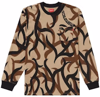 Supreme L/S Pocket Tee Tan Tribal Camo Supreme L/S Pocket Tee Tan Tribal Camo