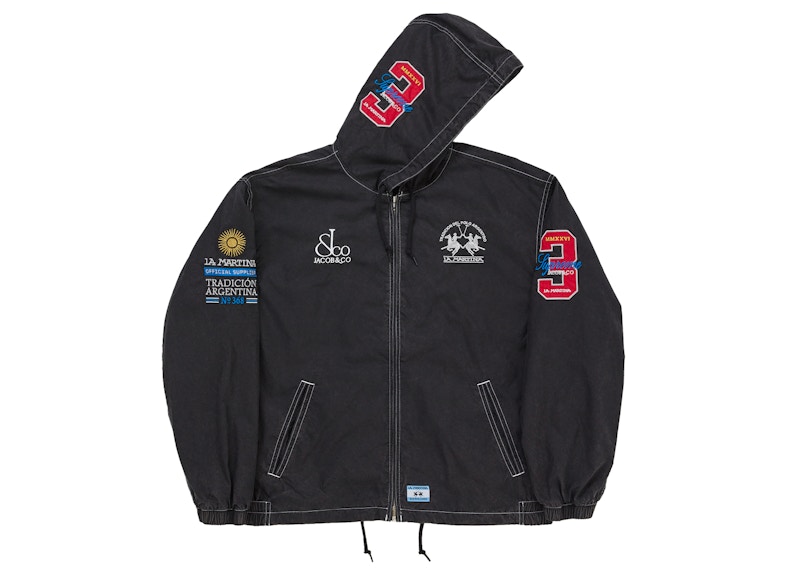 Supreme La Martina Lightweight Hooded Jacket Black