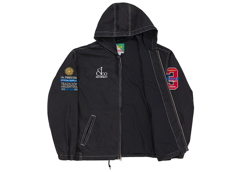 Order Supreme La Martina Lightweight Hooded Jacket Black