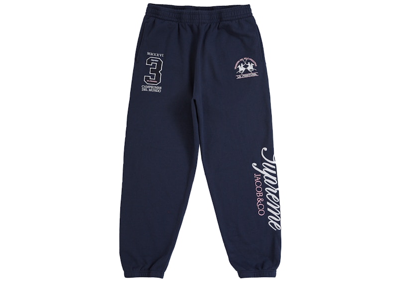Supreme La Martina Sweatpant Navy