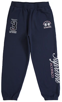 Supreme La Martina Sweatpant Navy Buy Supreme La Martina Sweatpant Navy