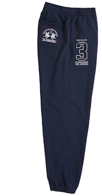 Supreme La Martina Sweatpant Navy Shop Supreme La Martina Sweatpant Navy
