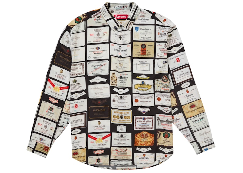Supreme Label Shirt Black