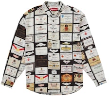 Supreme Label Shirt Black Supreme Label Shirt Black