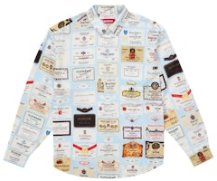 Supreme Label Shirt Light Blue Supreme Label Shirt Light Blue