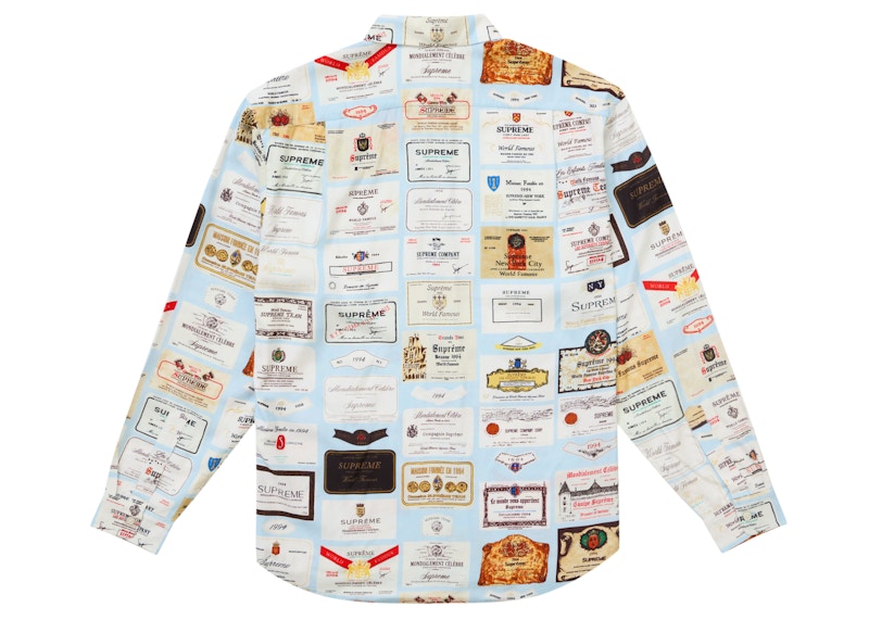 Order Supreme Baju Label Biru Muda