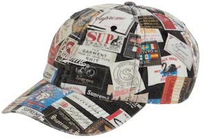 Supreme Labels 6-Panel Black Supreme Labels 6-Panel Black
