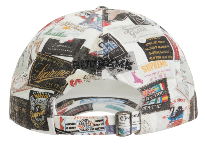 Order Supreme Gorra 6-Panel Etiquetas Blanca