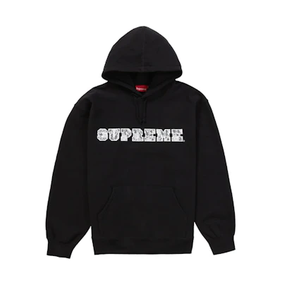 Supreme Lace Hooded Sweatshirt Black