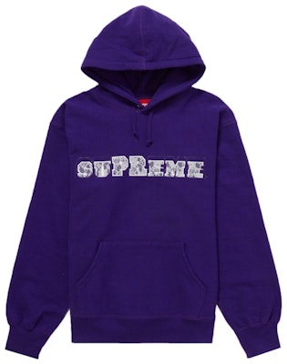 Supreme Lace Hooded Sweatshirt Purple Buy Supreme Lace Hooded Sweatshirt Purple