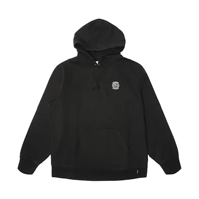 Supreme Lacoste Hooded Sweatshirt Black