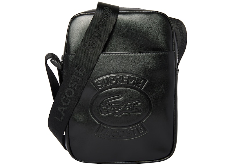 Supreme Lacoste Shoulder Bag Black