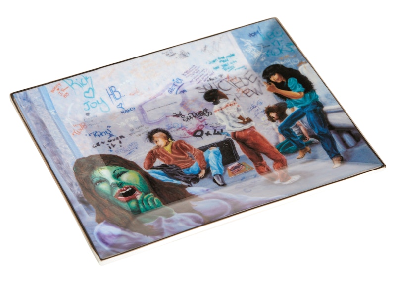 Buy 至尊女士粉紅女郎房間陶瓷托盤多色