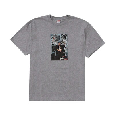 Supreme Lady Pink Tee Heather Grey