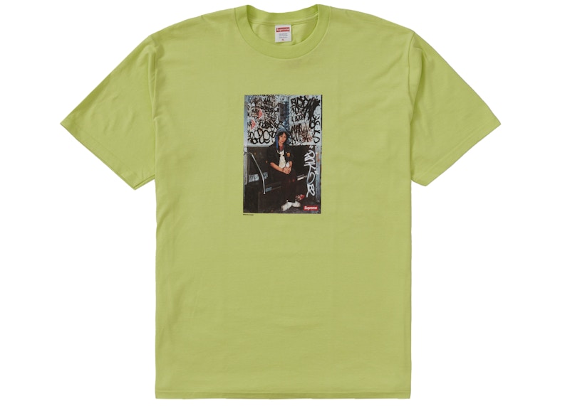 Supreme Lady Pink Tee Neon Green