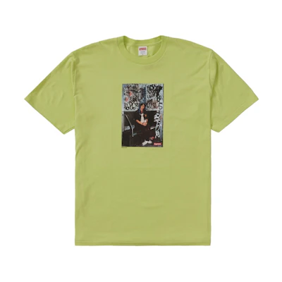 Supreme Lady Pink Tee Neon Green