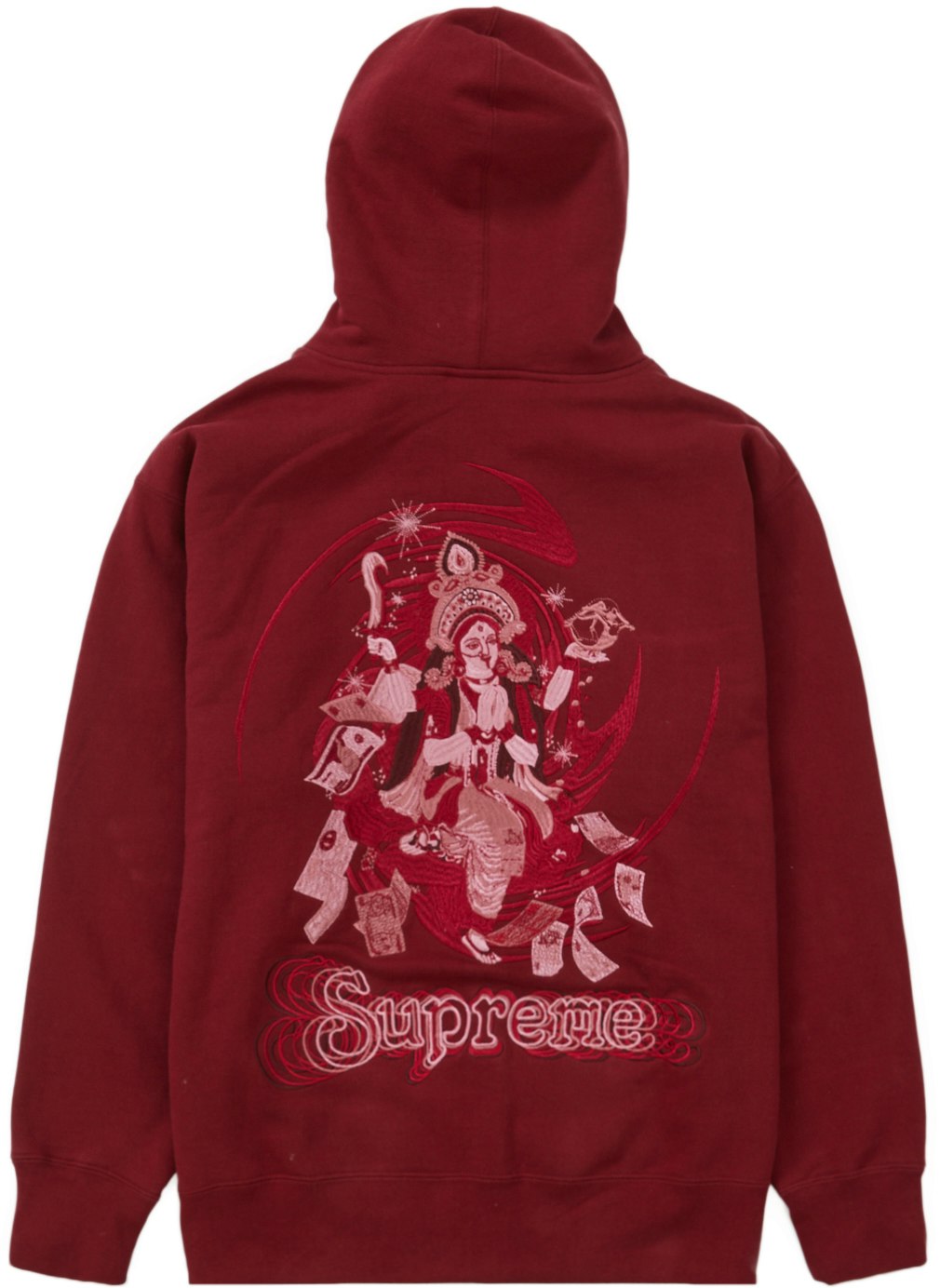 Supreme Lakshmi Zip Up Hooded Sweatshirt Cardinal - Novelship