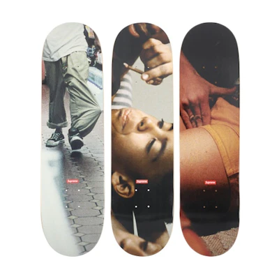 Supreme Larry Clark Kids 40oz & Jav & Makeout Skateboard Deck Multi Set