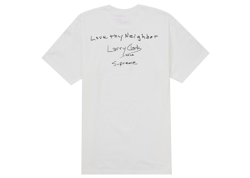 Order Supreme Larry Clark Neighbor Tee White