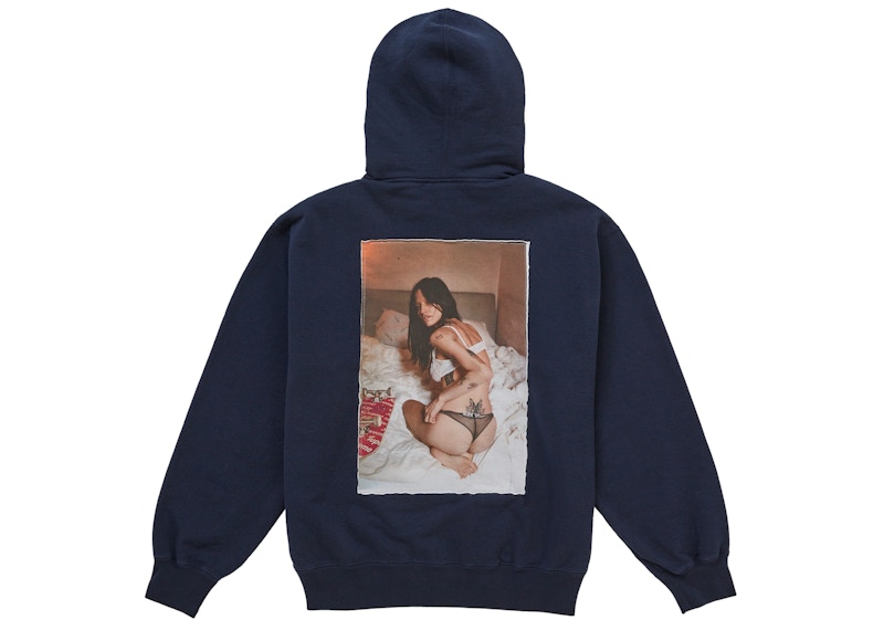Order Supreme Larry Clark 連帽拉鍊衫 深藍色