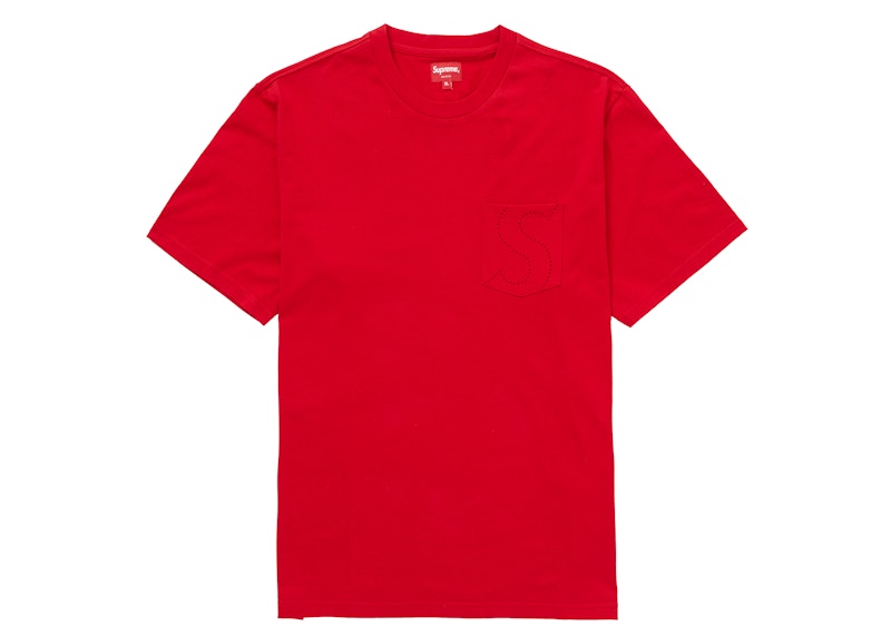 Supreme Overprint Knockout S/S Top Bright Redを購入 - Novelship