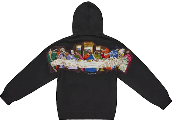 슈프림 라스트 서퍼 자수 후드 집업 스웨터 블랙 Buy 슈프림 라스트 서퍼 자수 후드 집업 스웨터 블랙