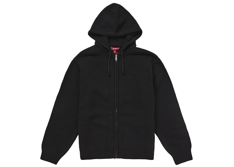Supreme Last Supper Embroidered Zip Up Hooded Sweater Black 圖 2