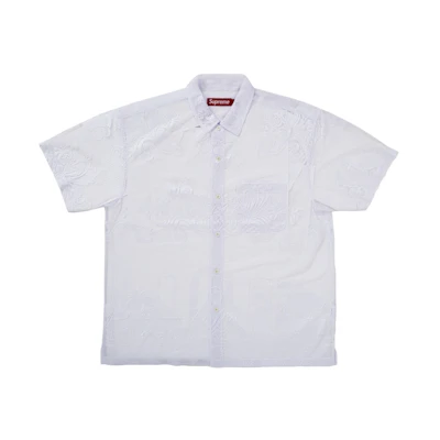 Supreme Last Supper Lace S/S Shirt White