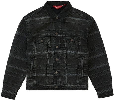 Supreme Layered Denim Trucker Jacket Blackを購入 - Novelship Supreme Layered Denim Trucker Jacket Blackを購入 - Novelship