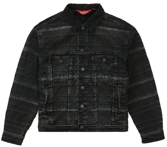 supreme-layered-denim-trucker-jacket-black