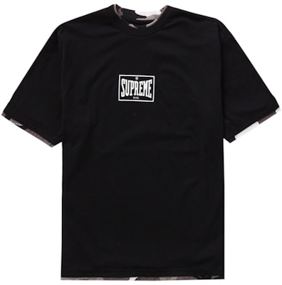 Supreme黑色叠层短袖上衣 Buy Supreme黑色叠层短袖上衣