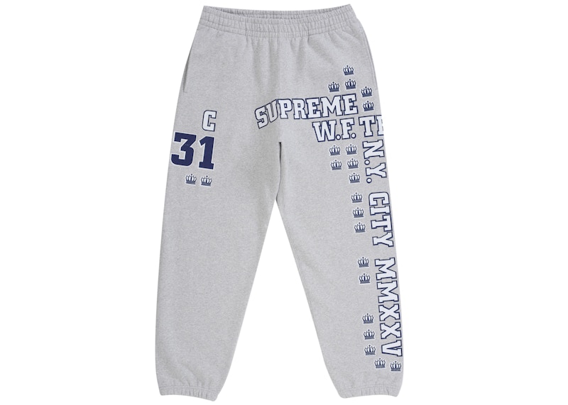 Supreme League Champs Sweatpant Ash Grey