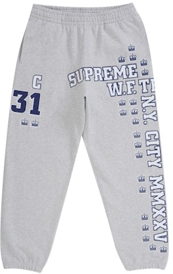 シュプリーム リーグ チャンプス スウェットパンツ アッシュグレー Buy シュプリーム リーグ チャンプス スウェットパンツ アッシュグレー