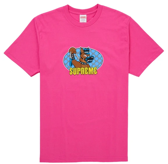 supreme-leash-tee-fuchsia