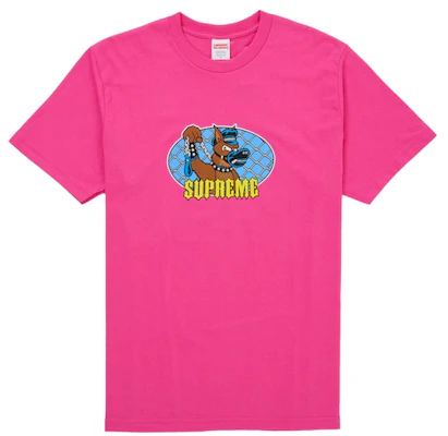 Supreme Leash Tee Fuchsia Buy Supreme Leash Tee Fuchsia