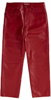 Supreme Leather 5-Pocket Jean (FW22) Red Supreme Leather 5-Pocket Jean (FW22) Red