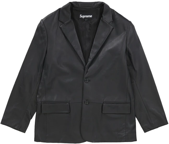 supreme-leather-blazer-fw-22-black