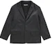 Buy Supreme Blazer de Cuero Negro (FW22)