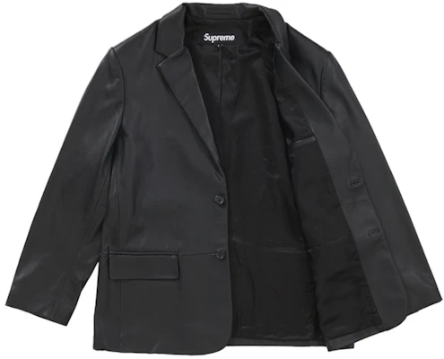 Supreme Blazer de Cuero Negro (FW22) Order Supreme Blazer de Cuero Negro (FW22)