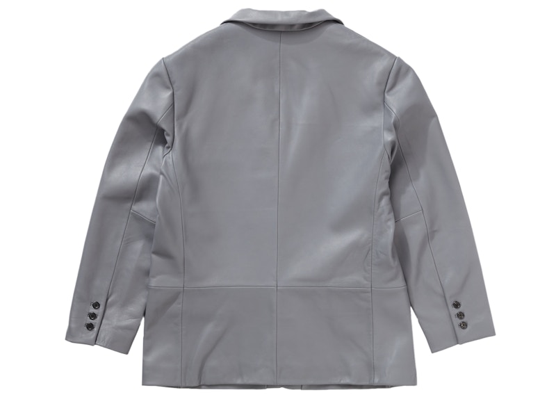 Supreme Leather Blazer (FW22) Grey 圖 3