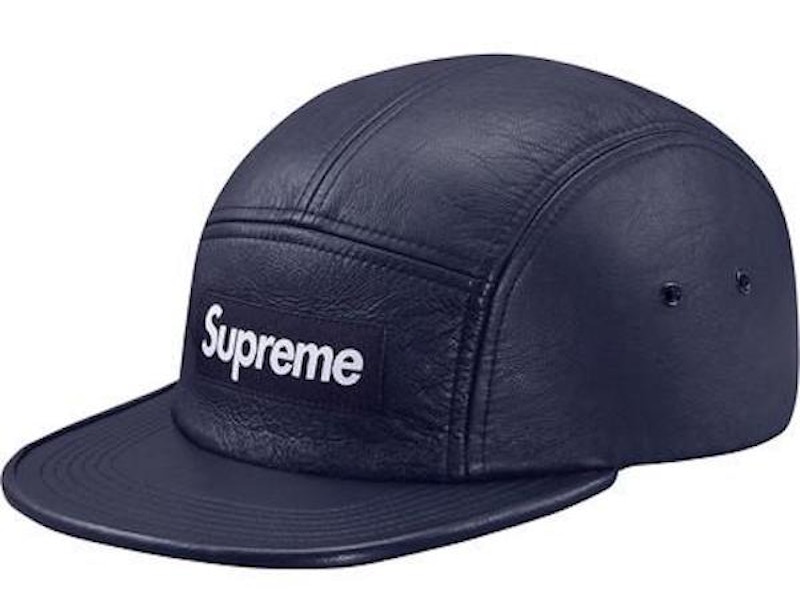 Buy Supreme 真皮露營帽 皇家藍