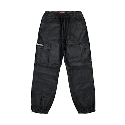 Supreme Leather Cargo Pant Black